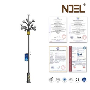 4G IOT Contrôlé Smart City Éclairage Décoratif Lanterne Tête LED Réverbère Pôle Publicité Extérieure Écran IP65 pour Route - Product Image 2