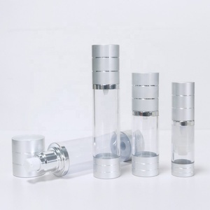 Flacon cosmétique airless en aluminium mat argenté 30ml 50ml pour sérum, lotion et gommage – Nouvelle gamme - Product Image 5