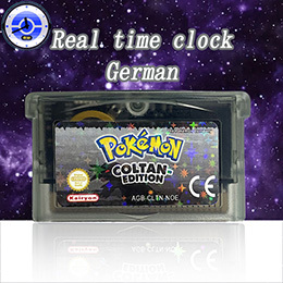 Cartucho de juego NOE German RTC 1M Flash Zoisit Sovereign of the Skies Coltan Violett Nacht Schwarz ROM Hack para GBA - Product Image 3