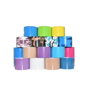 Vente en gros de ruban adhésif musculaire imperméable pour le sport, personnalisé, multicolore, kinesiologie, K Tape 5cm, colle acrylique, vente en gros de coton personnalisé - Product Image 1