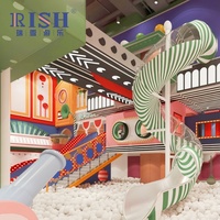 Design enfants intérieur Trampoline parc aire de jeux intérieur extérieur Trampoline équipement piscine à balles Ninja toboggan