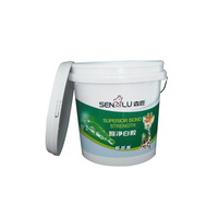Conteneur industriel PP 16L-2 imprimé sur mesure pour le remplissage en vrac de graisse lubrifiante et de liquide de refroidissement automobile