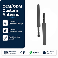 Antena WiFi 4G LTE con interfaz roscada, 5dBi de alta ganancia, banda ancha, tipo omni de hoja plana de goma para router, módem, OEM, personalizada