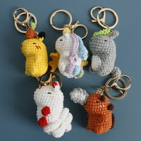 Peluche Capybara au Crochet Fait Main, Adorable Poupée Amigurumi Capy, Animal Relaxant et Décontractant, Cadeau Meme Internet pour Adultes et Enfants, Anime