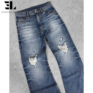 Pantalones cargo de lona de pato, sarga de algodón con lavado desgastado, holgados y rectos, tácticos, para trabajo y patinaje - Product Image 3