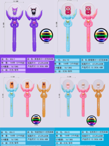 Vente en gros de baguette magique <span class=keywords><strong>musicale</strong></span> rotative à LED <span class=keywords><strong>lumineuse</strong></span>, jouet mignon de dessin animé, moulin à vent clignotant, bâton lumineux pour fête, festival, cadeau pour enfant - Product Image 6