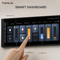 TL-12 Gateway Pintar Android 12 Inci yang Dipasang di Dinding 4x30W Zigbee Hub Dashboard Multi Ruangan untuk Kontrol Villa Lengkap Grosir