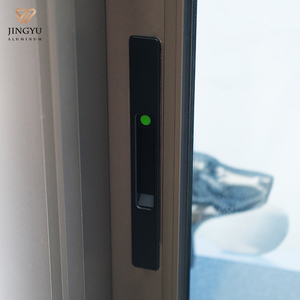 <span class=keywords><strong>Porte</strong></span> <span class=keywords><strong>coulissante</strong></span> en alliage d'aluminium <span class=keywords><strong>avec</strong></span> double vitrage trempé et design à persiennes, coupe-vent, <span class=keywords><strong>sur</strong></span> <span class=keywords><strong>mesure</strong></span> - Product Image 3