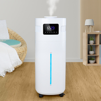 Humidificateur à ultrasons à brume froide vente en gros veilleuse à led intelligente fabrication d'humidificateurs industriels 20L