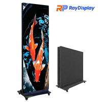 Panneau d'affichage LED portable couleur pleine 1080P P1.86 P2 P2.5, mur vidéo pliable pour affiches et bannières, écran LED d'intérieur
