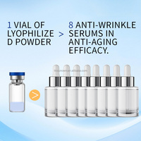 EKBER LOW MOQ Poudre lyophilisée multi-peptides, concentré revitalisant et raffermissant pour formules de soins personnalisées