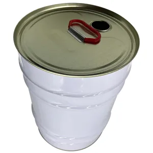 Large Capacity 19L Tin Cans For Paint Chemical Industry Rectangular Tea Jar Circular Candle Jar Metal Playing Card Box Tin Cans