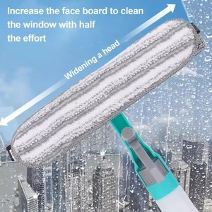 Kit <span class=keywords><strong>de</strong></span> nettoyage <span class=keywords><strong>de</strong></span> vitres multifonctions avec raclette en microfibre Outil <span class=keywords><strong>de</strong></span> nettoyage <span class=keywords><strong>de</strong></span> vitres pour la maison - Product Image 4
