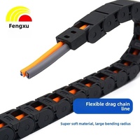 Cadena Portacables Industrial de PVC, 2-8 Hilos, 20-24AWG, IP67, Bajo Voltaje, 200m/rollo, para Aplicaciones de Robots CNC y Energía