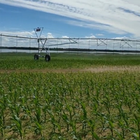 Système d'irrigation à pivot central Gengze d'occasion de 30/50/80/200 hectares avec surveillance à distance, construction métallique, garantie de 2 ans