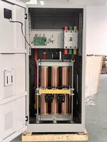 Régulateur de tension automatique triphasé 400 KVA, stabilisateur 220 V 380-415 V 50/60 Hz SVC, commande de moteur servo