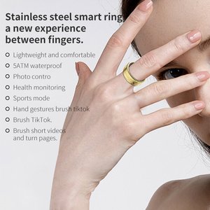 Anillo Inteligente PX02 |   Monitor de Salud y Ejercicio Físico para Mujeres |   Control por Gestos para TikTok y Libros Electrónicos |   Batería de larga duración de 16 mAh - Product Image 2