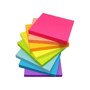 Pop-up Super Adhesive Sticky Notes Personalizado Assorted Pastel Cores Favorito Self-Stick Notes Pads