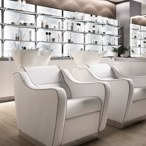 Sillón de Lavado de Cabello de Madera Moderno para Salón de Belleza con Champú, para Peluqueros Profesionales, para Gimnasio, Hotel, Taller, Uso en Exteriores - Product Image 3