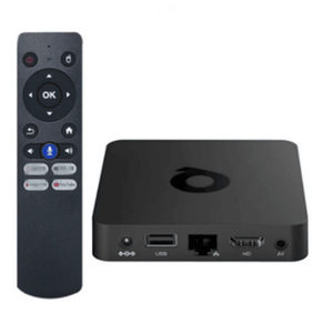 กล่องทีวีรุ่นใหม่ล่าสุด Android 10 Q1 ATV พร้อมรีโมทสั่งงานด้วยเสียง Bluetooth Quad Core 5G Wifi 4k 2GB 16GB กล่องสมาร์ททีวี Android กล่องรับสัญญาณทีวี - Product Image 1