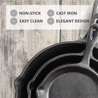 Panci Penggorengan kecil, peralatan masak besi cor, wajan wajan datar anti lengket, panci sarapan Mini untuk panekuk Steak, penggorengan telur