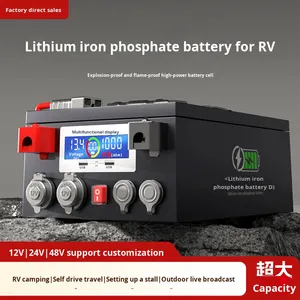 Qiaoge Solid State Lithium Iron Phosphate <b>Battery</b> <b>12V</b>/24V/48V Large Single Cell Car-Mounted Large-Capacity Power Supply 5000 - Product Image 5
