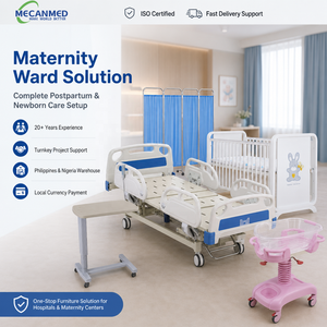 Mecanmed Guangzhou Fournisseur et Distributeur de Dispositifs Médicaux : Pack Mobilier pour Maternité (Lit et Berceau) pour Cliniques et Hôpitaux - Product Image 1