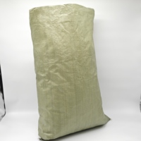 PP vert tissé sac 50 kg personnalisé pas cher prix de gros pour les particules de plastique