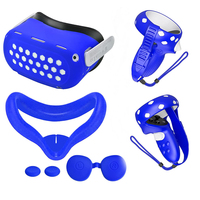 Kit de protection VR, accessoires pour Oculus Quest 2, housse de casque en Silicone, ensemble de coussinets faciaux pour Meta Quest 2, nouvelle collection