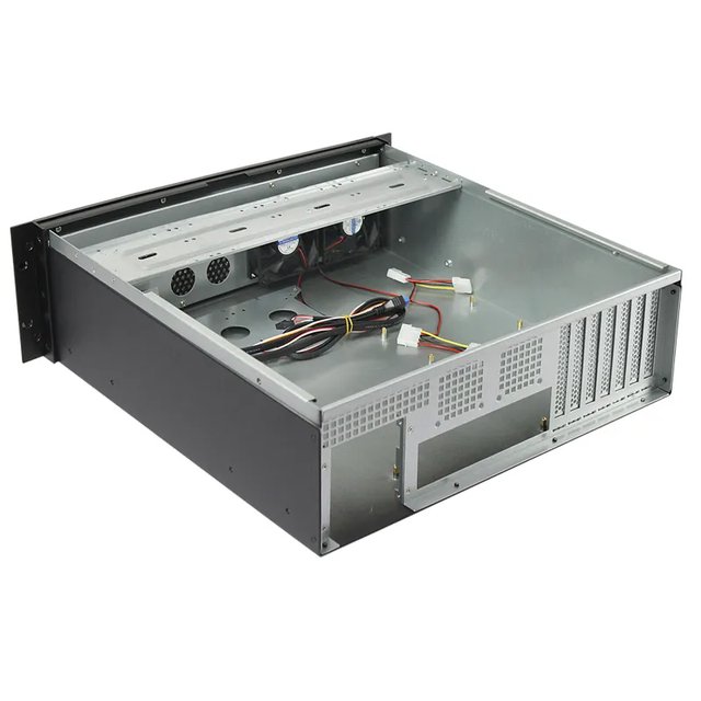 Professional OEM 19inch Industrial 3u ATX Server Chassis Support Redundant Psu 3u Server Short Depth Case