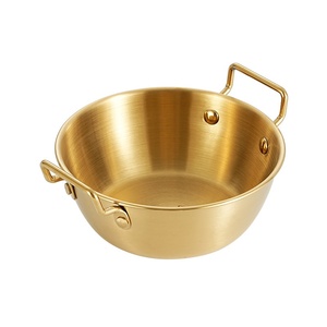 Bol à collation, bol à vin de riz, saladier, bol à sauce pour fondue, <span class=keywords><strong>panier</strong></span> à frites et à fruits, petit bol à friture en acier inoxydable 304 à double poignée - Product Image 5
