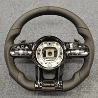 Volant de direction en fibre de carbone de style sport pour Mercedes-Benz Classe S W204 W212 W207 X204 X164 W463 C63 SLK GLK, accessoires de voiture