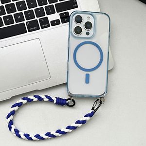 Funda <span class=keywords><strong>de</strong></span> teléfono <span class=keywords><strong>de</strong></span> acrílico transparente <span class=keywords><strong>de</strong></span> alta calidad para IP17promax con pulsera <span class=keywords><strong>de</strong></span> cordón magnético y características <span class=keywords><strong>de</strong></span> carga inalámbrica - Product Image 6