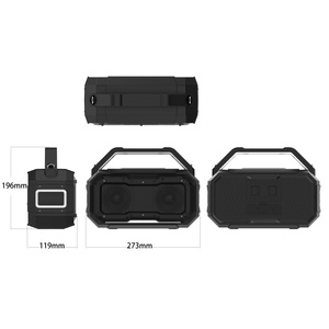 Haut-parleur Bluetooth portable 60W avec subwoofer sans fil, batterie amovible, pour extérieur, prise en charge AUX, LED, USB, carte TF, audio - Product Image 4