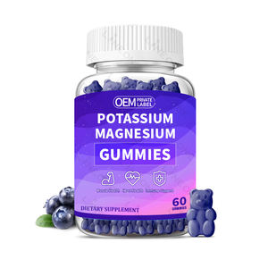 Integratori per la Salute delle Ossa 500mg OEM Etichetta Privata Complesso di Magnesio Potassio Zinco in Gommose - Product Image 1