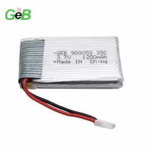 יצרן GEB 903052 1200mAh 3.7V 25C Lipo סוללה 30C 45C גבוהה פריקה RC 11.1V 14.8V 22.2V RC נטענת סוללה