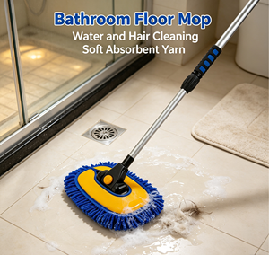 Adjustable Microfiber Car Wash Mop Telescopic Cleaning <b>Brush</b> Chenille Head Long Handle Vehicle Detailing Tool - Product Image 5