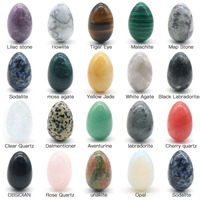 Haute qualité guérison 30*20mm cristal Massage oeufs pour femmes poli Yoni oeuf Vaginal Massage outils cadeau pour femmes dame