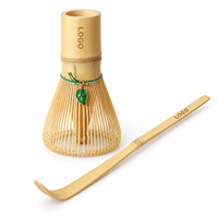 Fouet à matcha en bambou avec logo personnalisé, pendentif breloque, cuillère à matcha Chashaku, emballage personnalisé, coffret cadeau pour cérémonie du thé japonaise