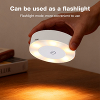 Éclairage LED de Placard Sans Fil Rechargeable USB, Veilleuses Dimmables Alimentées par Batterie Sous Meuble pour Armoire et Cuisine