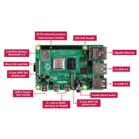 Raspberry Pi 4 Modelo B original, Raspberry Pi 4 con 4GB de RAM