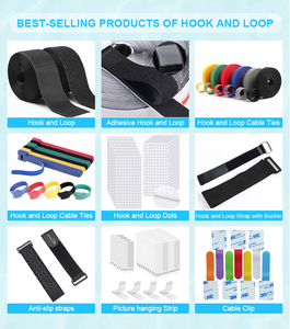 Nhà Máy Bán buôn DSX-08 30% polyester + 70% nylon không có đàn hồi không co giãn unbrushed vòng lặp băng móc và vòng lặp dây đeo - Product Image 6