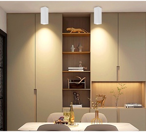Moderno e minimalista in alluminio per ufficio, faretto a LED, <span class=keywords><strong>lampadario</strong></span> con oscuramento direzionale, illuminazione a soffitto - Product Image 2