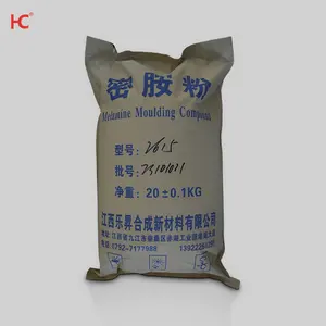 99.8% 純粋な白メラミン粉末工場卸売メラミン成形化合物原料パッケージ25kg