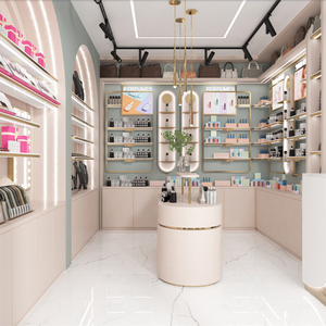 Tienda de perfumes personalizada de alta gama, decoración de accesorios, vitrina de Perfume, muebles, escaparate, estante de la isla de Perfumes - Product Image 2