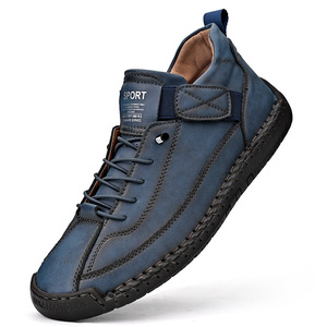 <span class=keywords><strong>Botas</strong></span> Martin de Media Caña Explosivas, Calzado Casual de Trabajo, Forro de Algodón Cosido, Exterior de Goma para Todas las Estaciones - Product Image 2