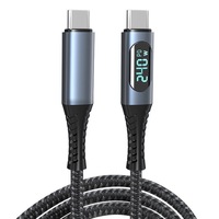 Transferencia de datos de alta velocidad 40gbps Usb 4,0 USB C a USB C Cable PD100W 5A Carga para Macbook Pro Macbook Air Laptop
