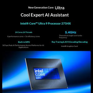 Nouvel ordinateur de bureau de jeu <span class=keywords><strong>Lenovo</strong></span> Blade 7000K (U9-275HX RTX 5070 Carte graphique 12 Go 32 Go de RAM Refroidissement liquide SSD 24 cœurs Windows 10 - Product Image 4