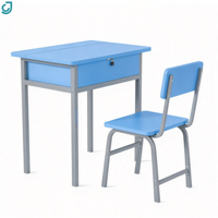 Prix compétitifs, ensemble complet de bureau et chaise d'étude confortables, table d'étudiant robuste de qualité industrielle
