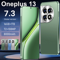 Nuevo Teléfono Móvil One Plus 13 con Pantalla de 7.3 Pulgadas, 16GB+1TB, Deca Core, Cámara Principal de 108MP, Smartphone 5G Desbloqueado